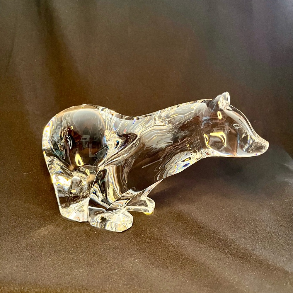 Baccarat Crystal Bear Special Edition RARE - Picture 4 of 8